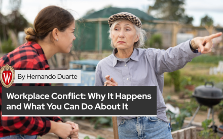 Two women holding a difficult conversation