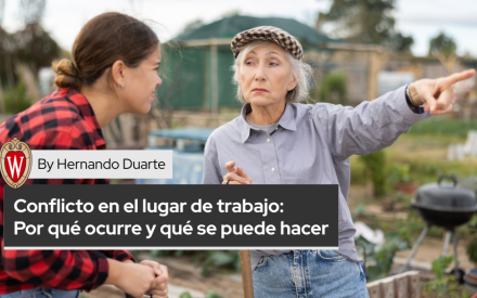 Two women holding a difficult conversation